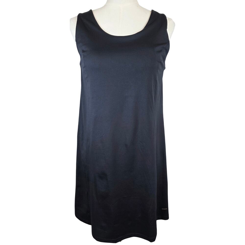 Mondetta Black 2-in-1 Tennis Dress w/Detached Shorts & Shelf Bra